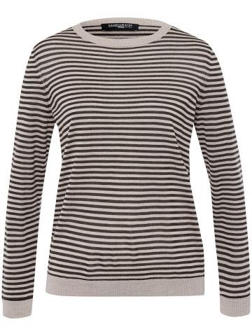 Пуловер с круглым вырезом