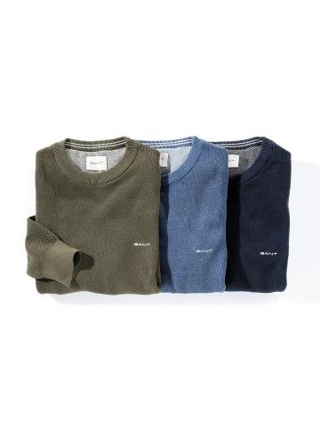 Пуловер с круглым вырезом