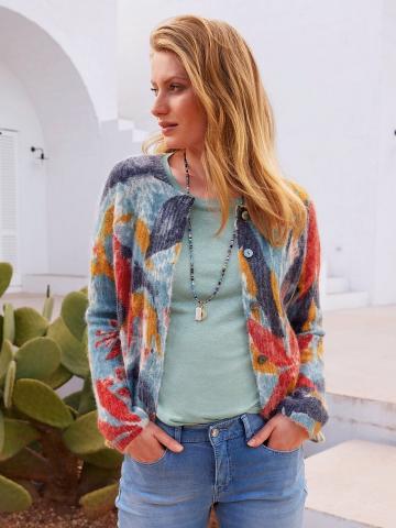 Вязаная кофта