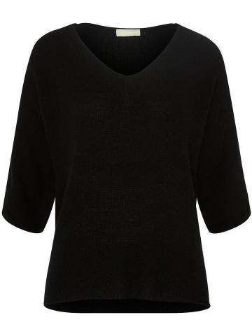 Пуловер с вырезом V