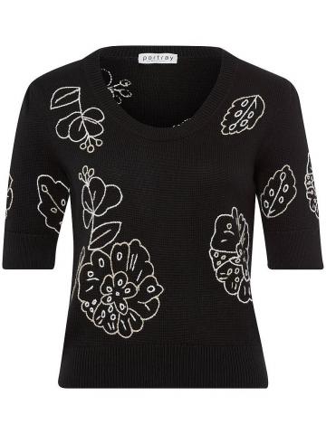 Пуловер с круглым вырезом