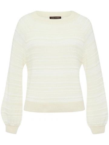 Пуловер с круглым вырезом