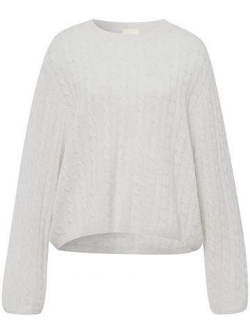 Пуловер с круглым вырезом