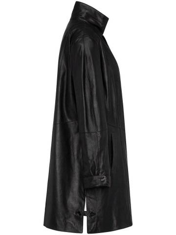 Кожаное пальто