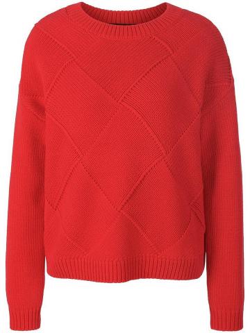 Пуловер с круглым вырезом