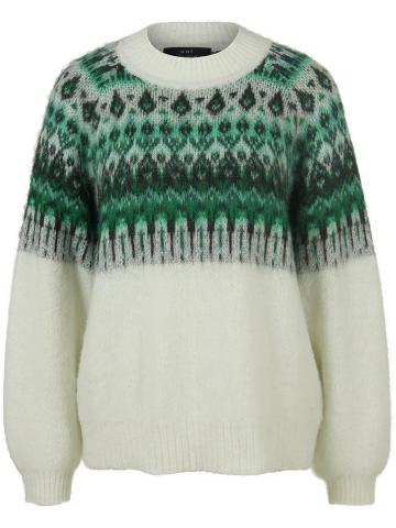 Пуловер с круглым вырезом