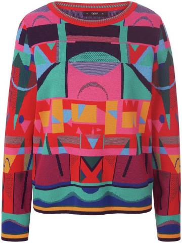 Пуловер с круглым вырезом