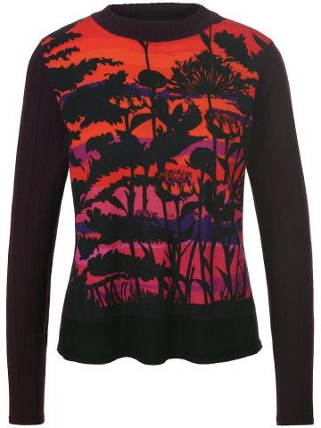 Пуловер с круглым вырезом