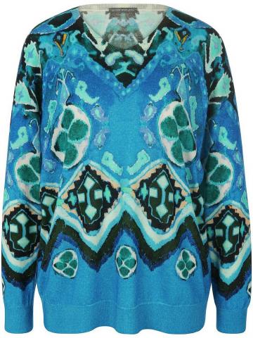 Пуловер с круглым вырезом