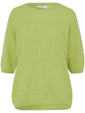 Пуловер с круглым вырезом