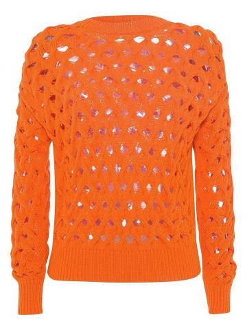 Пуловер с круглым вырезом