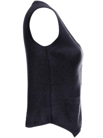 Вязаная жилетка