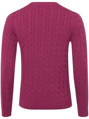 Пуловер с круглым вырезом