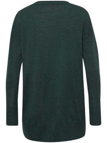 Пуловер с вырезом V