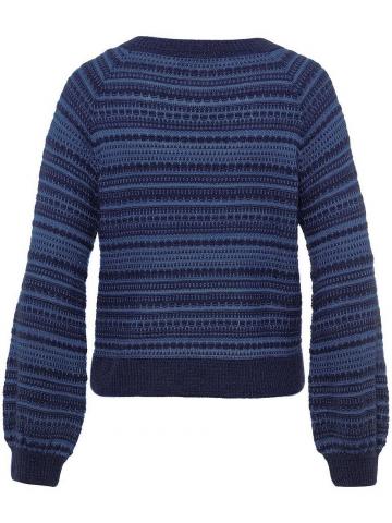 Пуловер с круглым вырезом