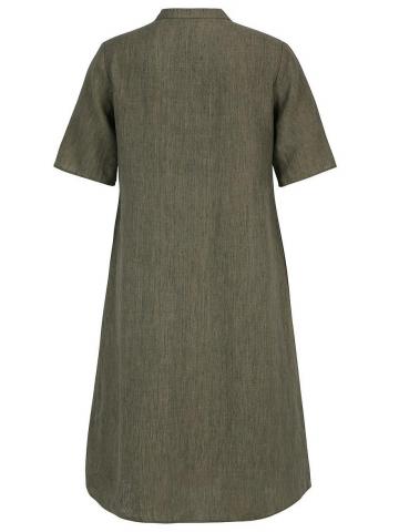 Льняное платье