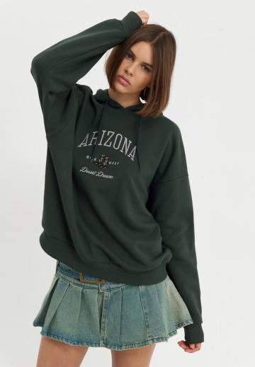 Пуловер с капюшоном