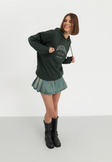 Пуловер с капюшоном