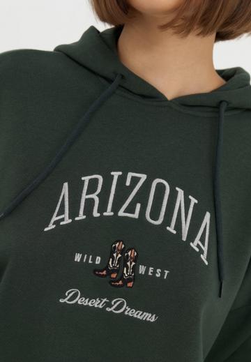 Пуловер с капюшоном