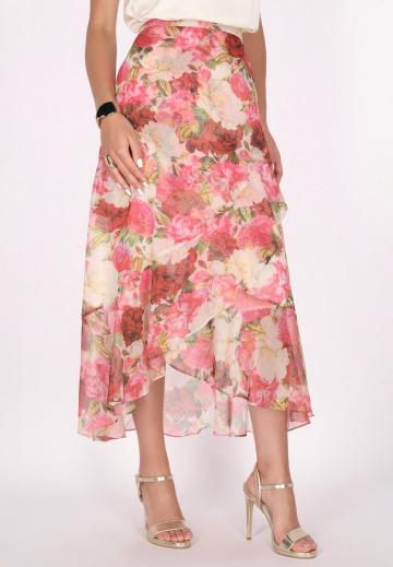 Юбка с воланами