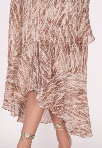 Юбка с воланами