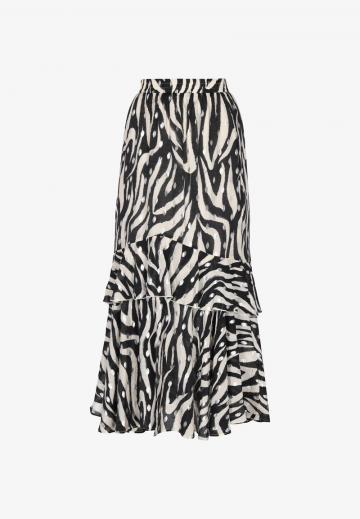 Юбка с воланами