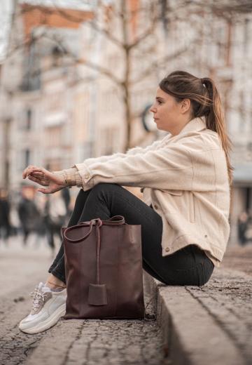 Кожаная сумка