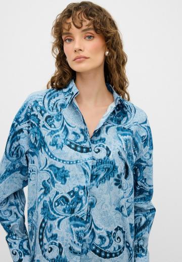 Джинсовая блузка