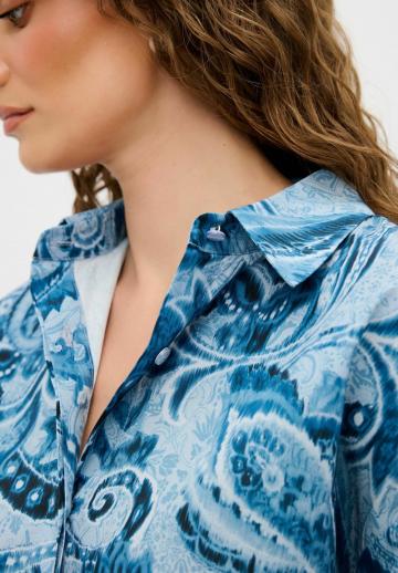 Джинсовая блузка