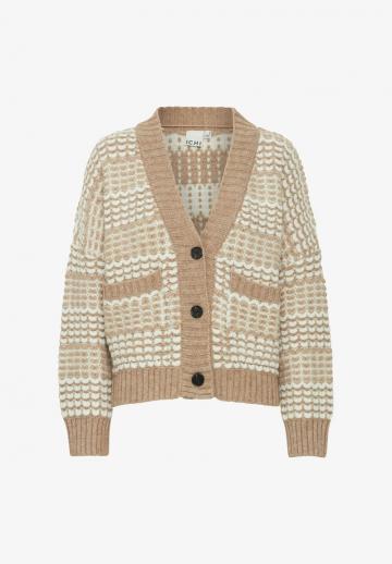 Жаккардовая вязаная кофта