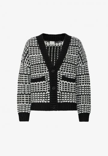 Жаккардовая вязаная кофта