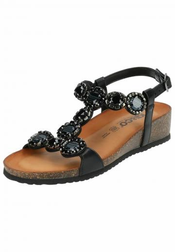 Босоножки на танкетке