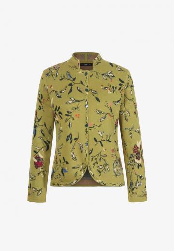 Жаккардовая вязаная кофта