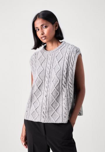 Пуловер с коротким рукавом