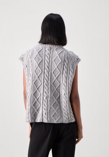 Пуловер с коротким рукавом