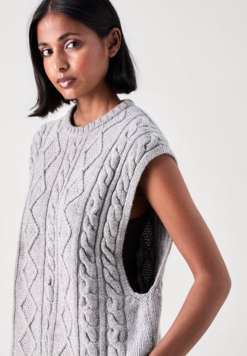 Пуловер с коротким рукавом