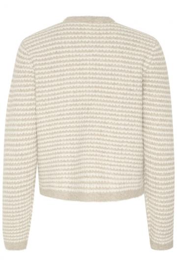 Жаккардовая вязаная кофта