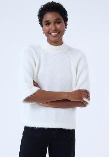 Пуловер с рукавом три четверти