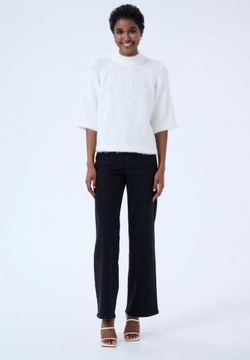 Пуловер с рукавом три четверти