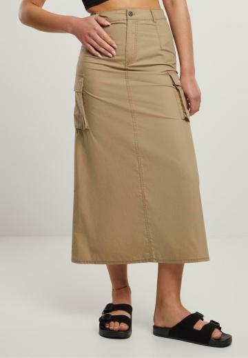 Юбка с накладными карманами