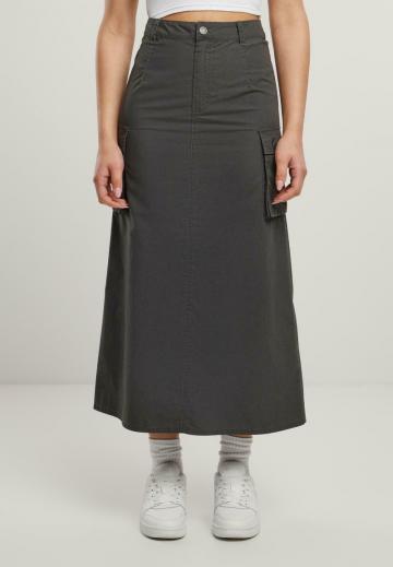 Юбка с накладными карманами