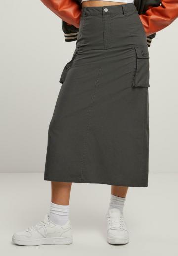 Юбка с накладными карманами