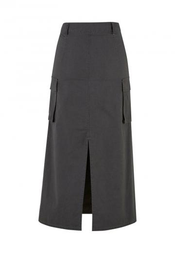 Юбка с накладными карманами