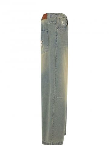 Прямые джинсы