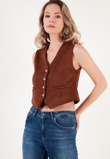 Джинсовая жилетка