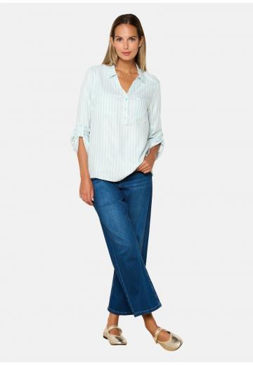 Атласная блузка