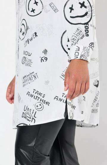 Длинная блузка