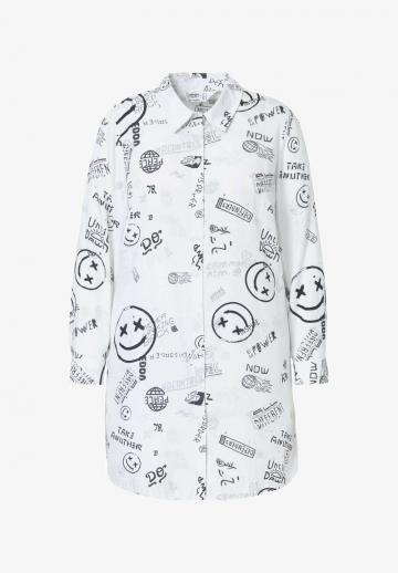 Длинная блузка