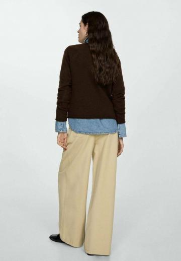 Пуловер с рукавом три четверти