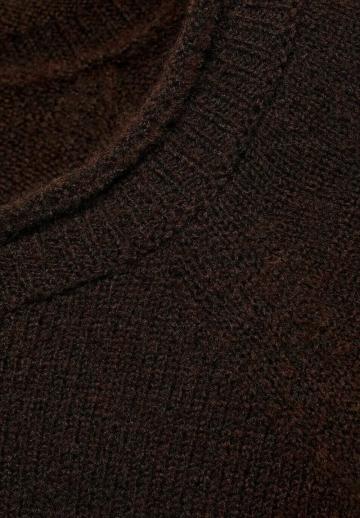 Пуловер с рукавом три четверти